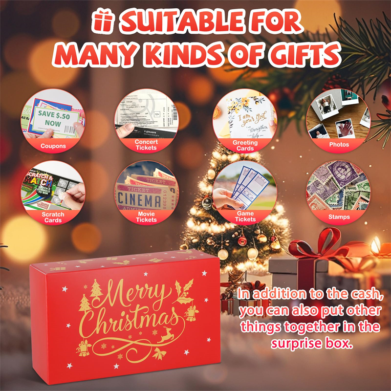 Christmas Surprise Gift Box Explosion for Money 