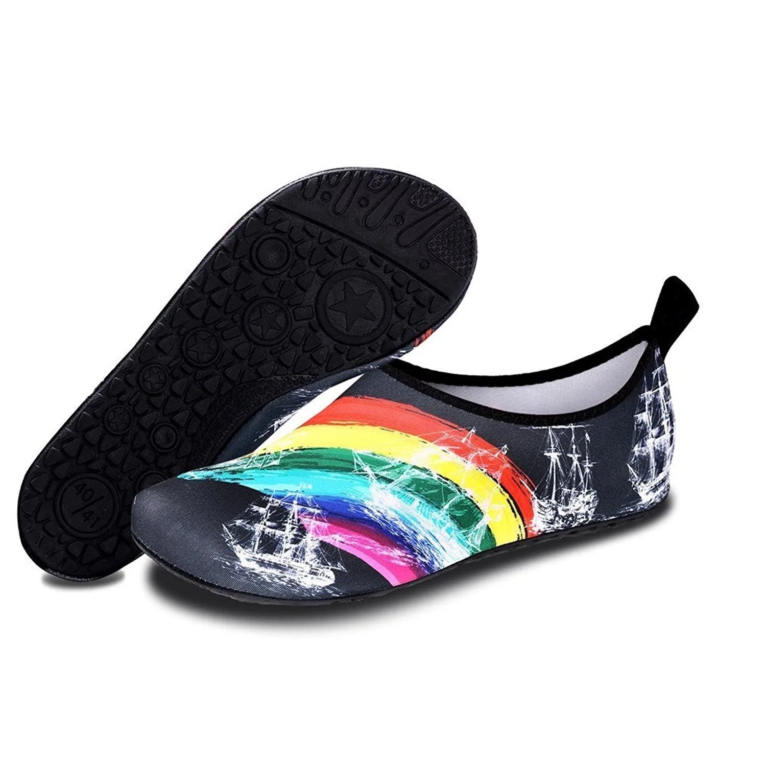 Womens And Mens Barefoot Quick-Dry Aqua Socks-Buy 4 Save 15% OFF