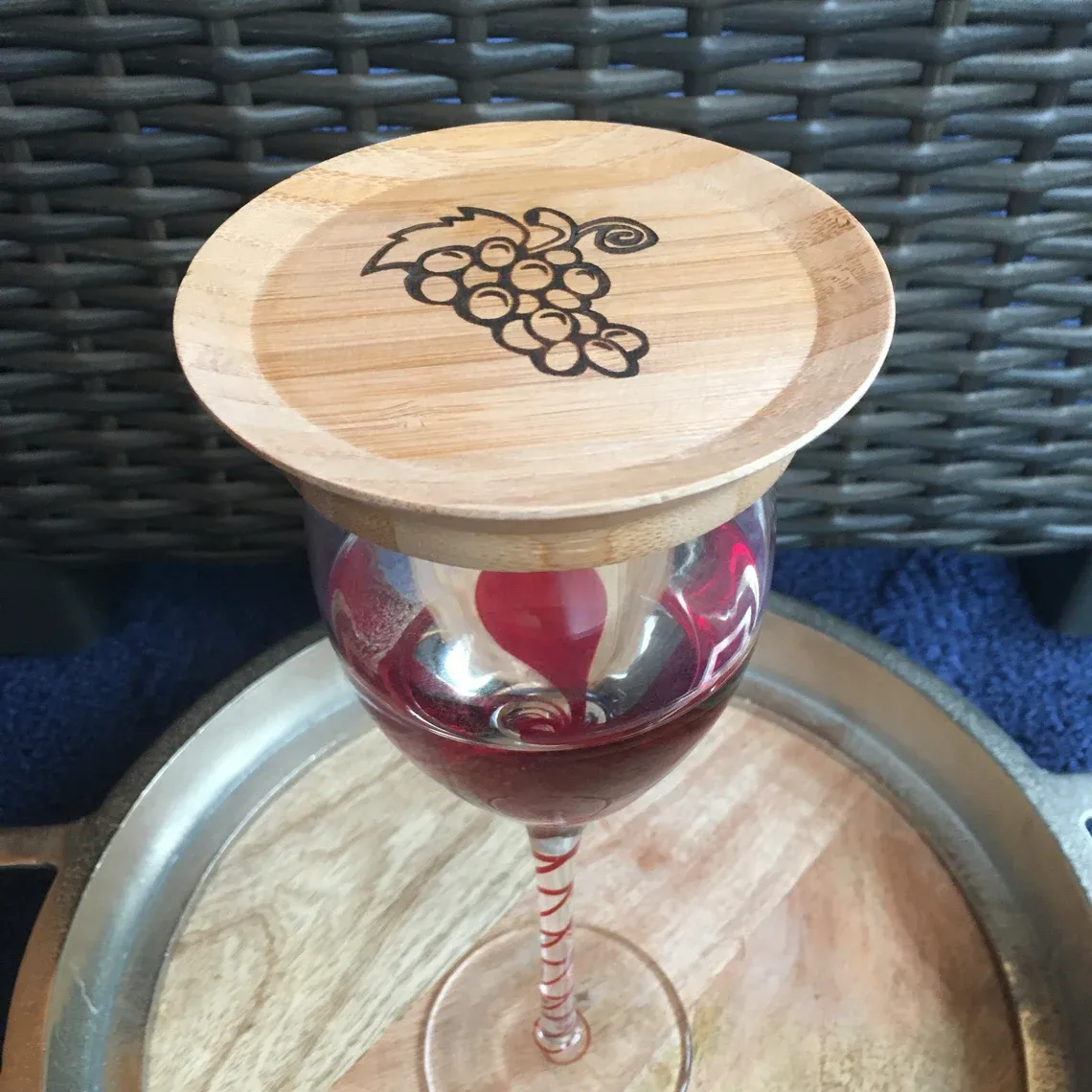 🍷Wine Glass Charcuterie Topper