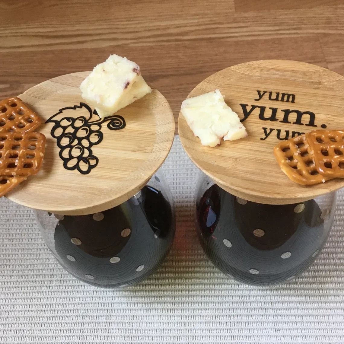 🍷Wine Glass Charcuterie Topper