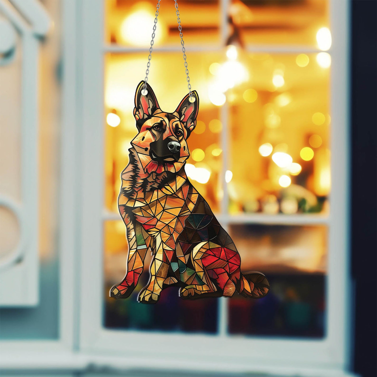 Cute Dog Window Hanging Gift