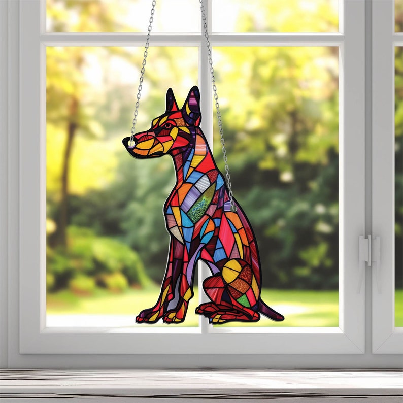 Cute Dog Window Hanging Gift