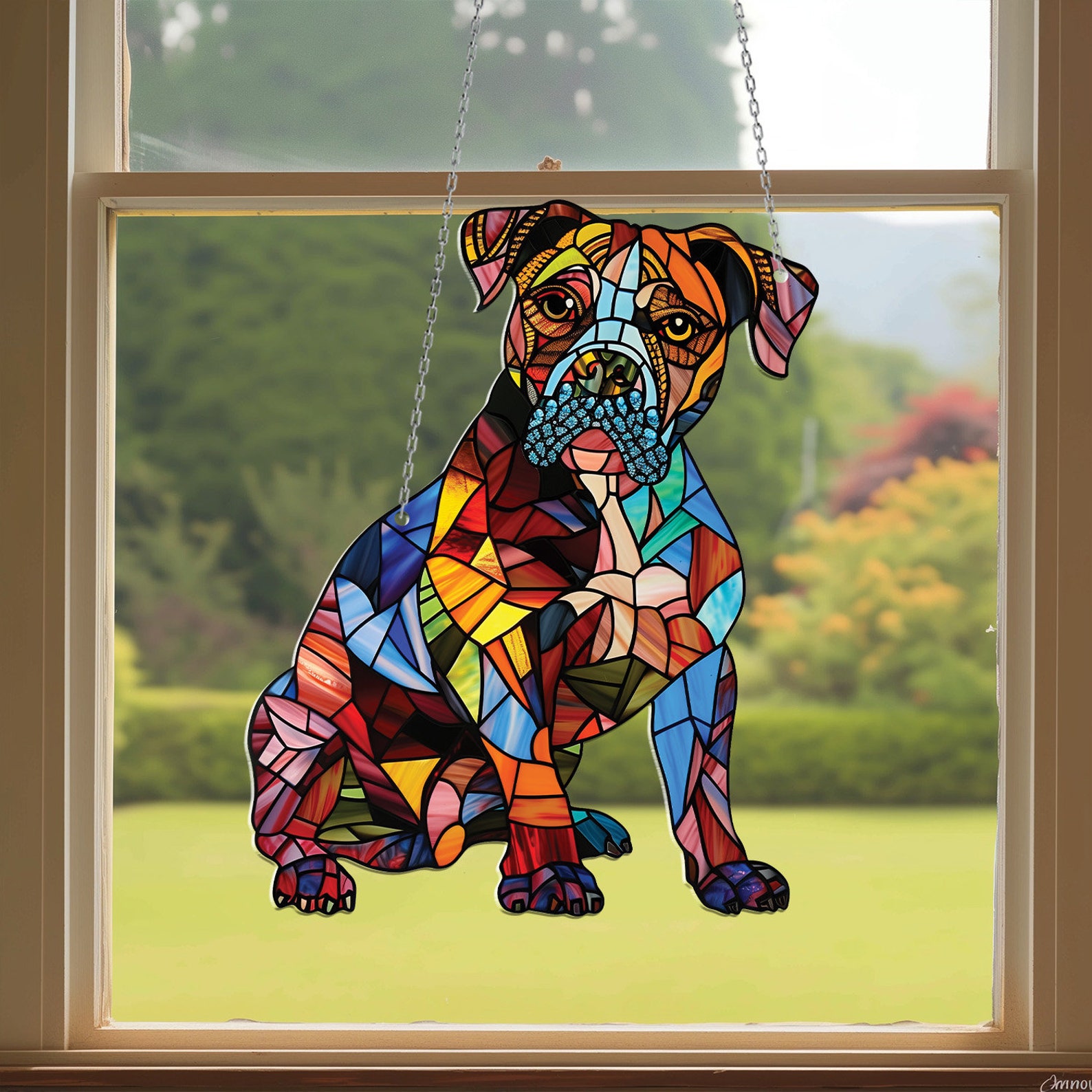Cute Dog Window Hanging Gift