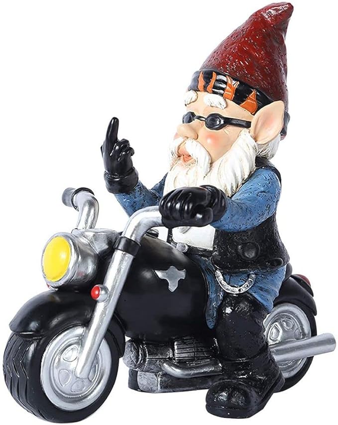 🔥BUY 2 FREE SHIPPING-Middle Finger Dwarf Motorcycle😂