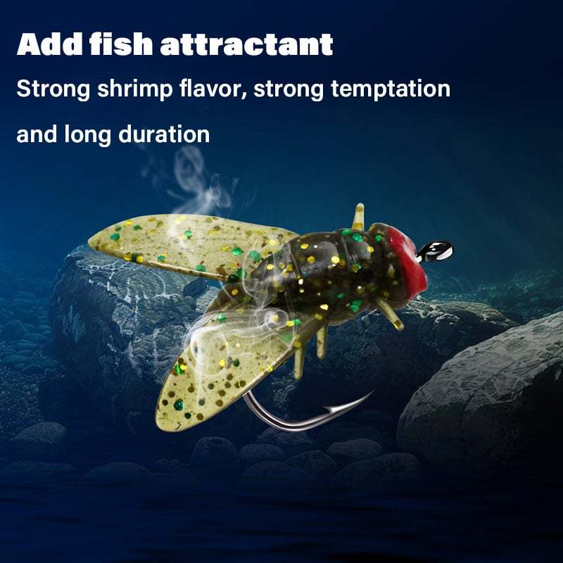 Simulated Flies Fishing Attractor Bait Hook