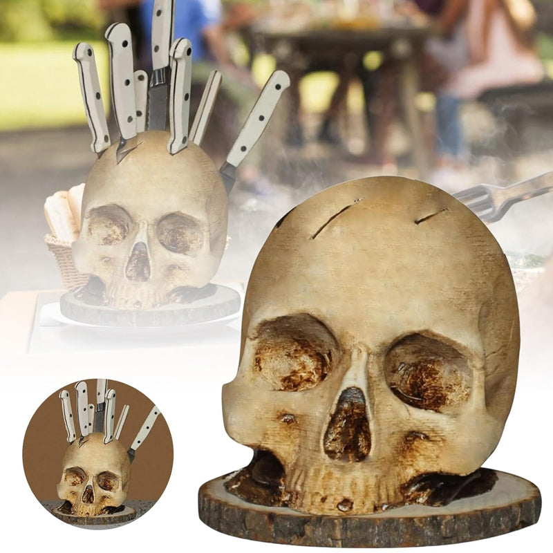 💀Skull Knife Holder for Kitchen Storage