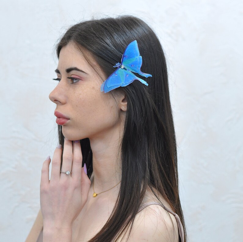 🦋Colored Moth Hair Clips