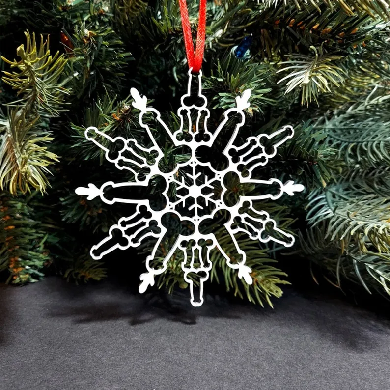 🤣Funny Sweary Snowflake Ornament❄🎄