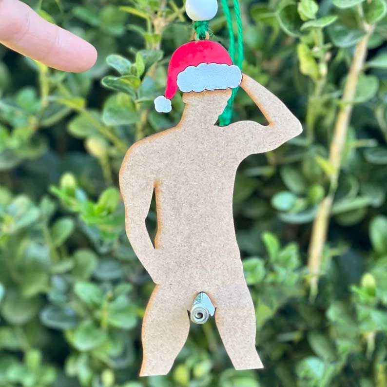 🔥Money Holder Stripper Ornament - Stay Off The Pole - Cash Gift Holder 🤣