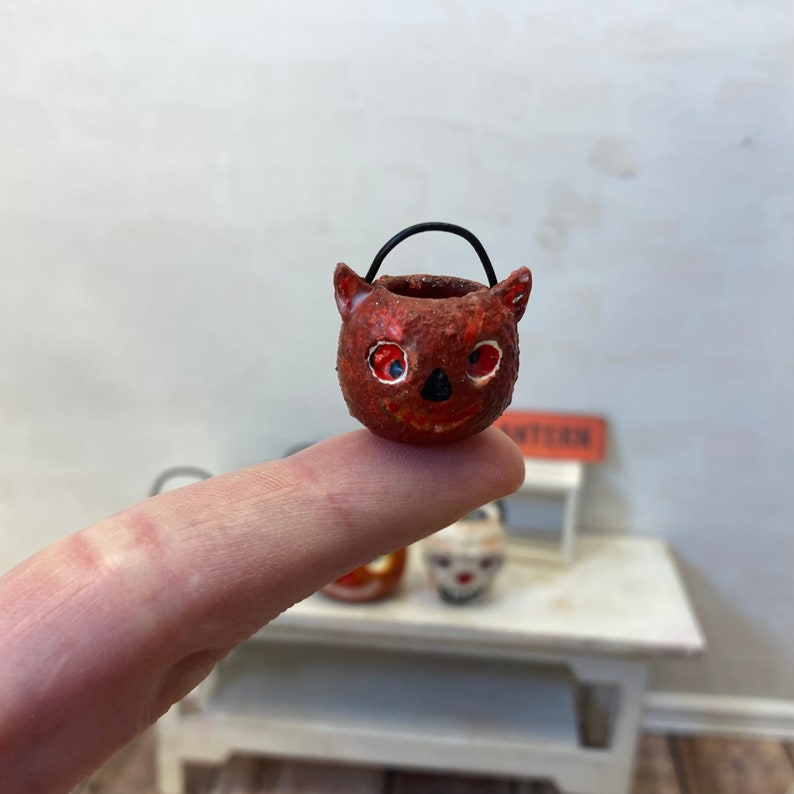 🎃Halloween candy bucket ornaments💀