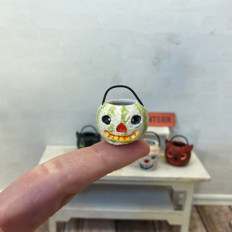 🎃Halloween candy bucket ornaments💀