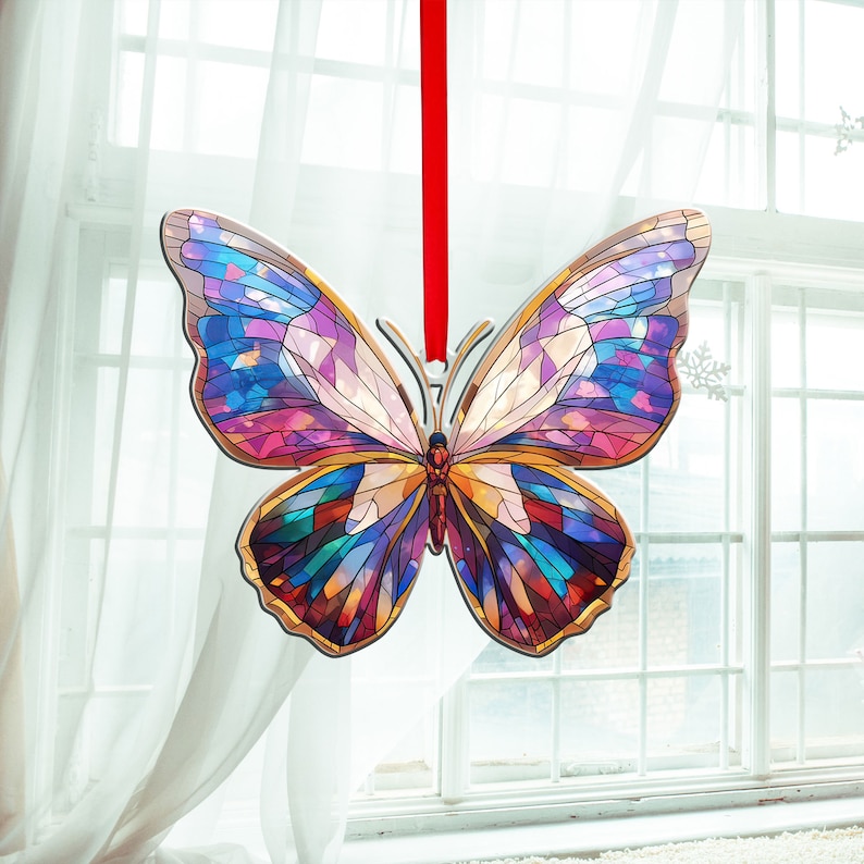 🌈Colorful Butterfly Acrylic Decoration🦋