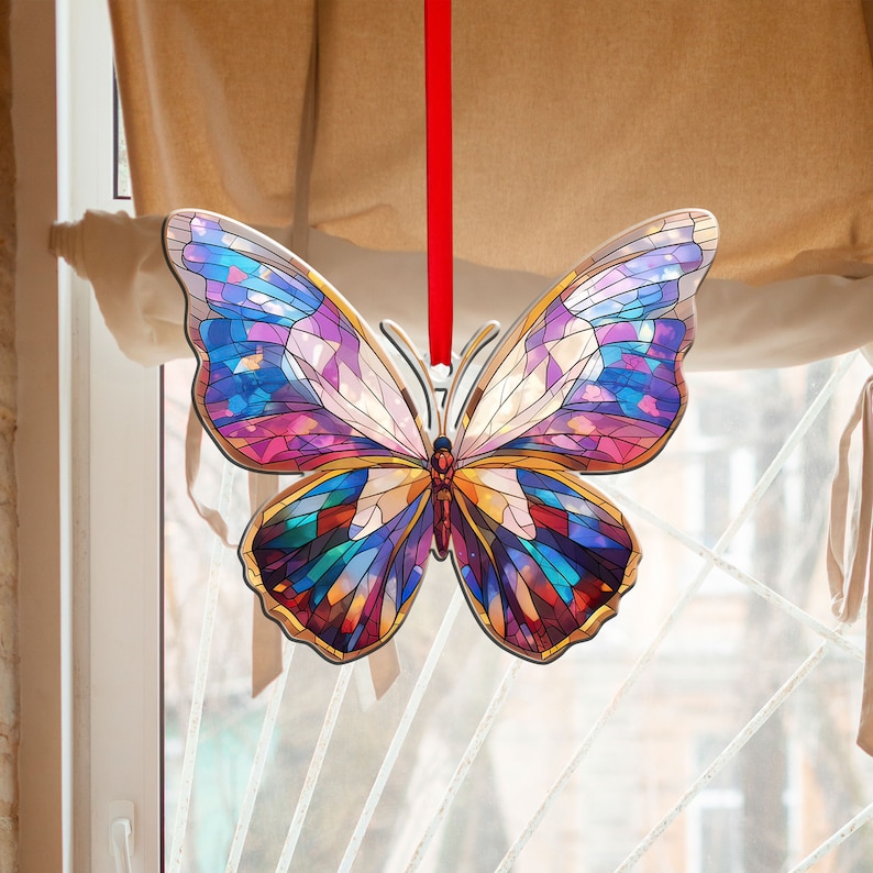 🌈Colorful Butterfly Acrylic Decoration🦋