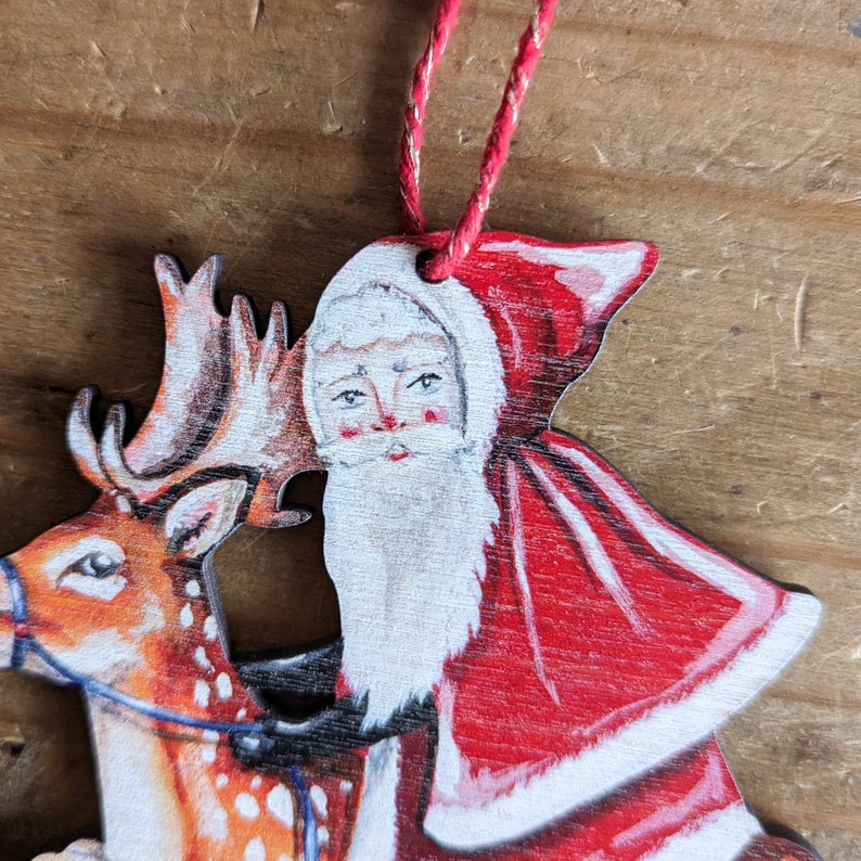  🎅Santa Claus reindeer pendant🎄