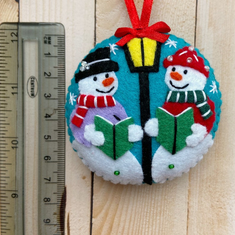 🎄Christmas Felt Snowman Pendant⛄