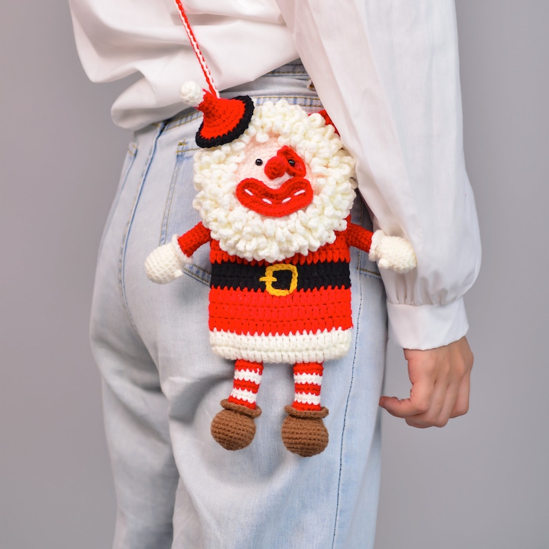 🤡Hand-knitted Clown Phone Bag😍