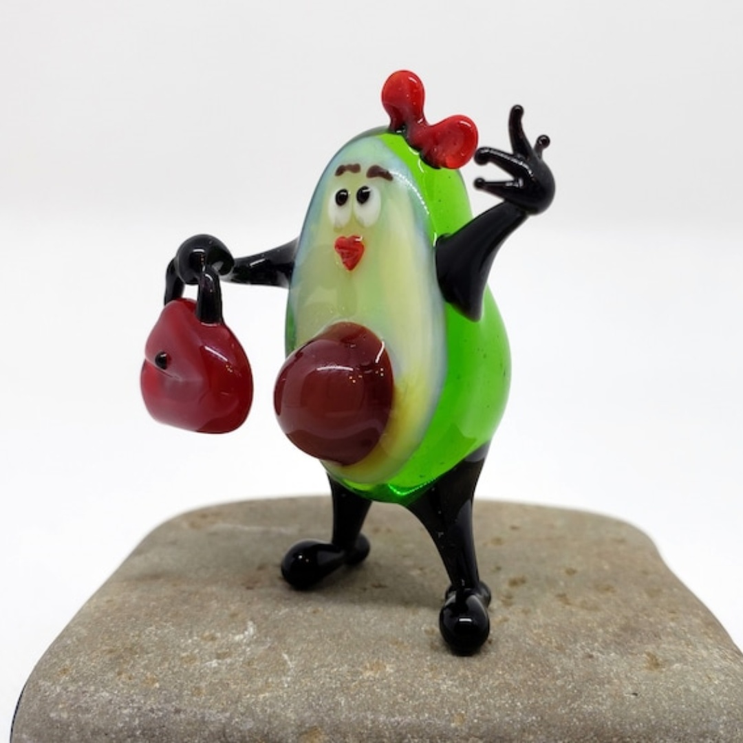 🥑Cool Avocado Family Ornament😍