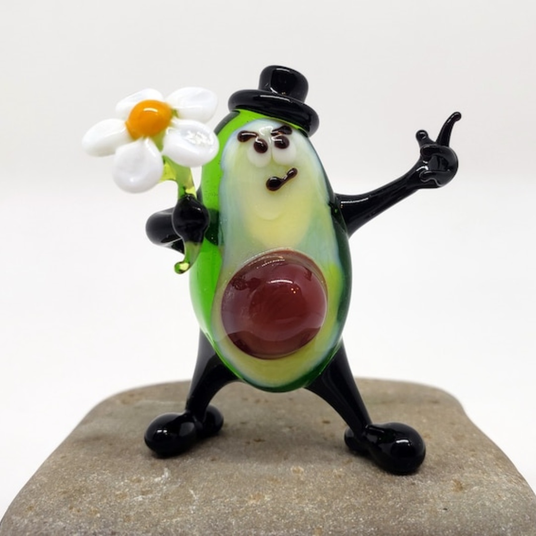 🥑Cool Avocado Family Ornament😍