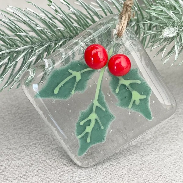 🎄✨Glass Christmas Tree Decoration