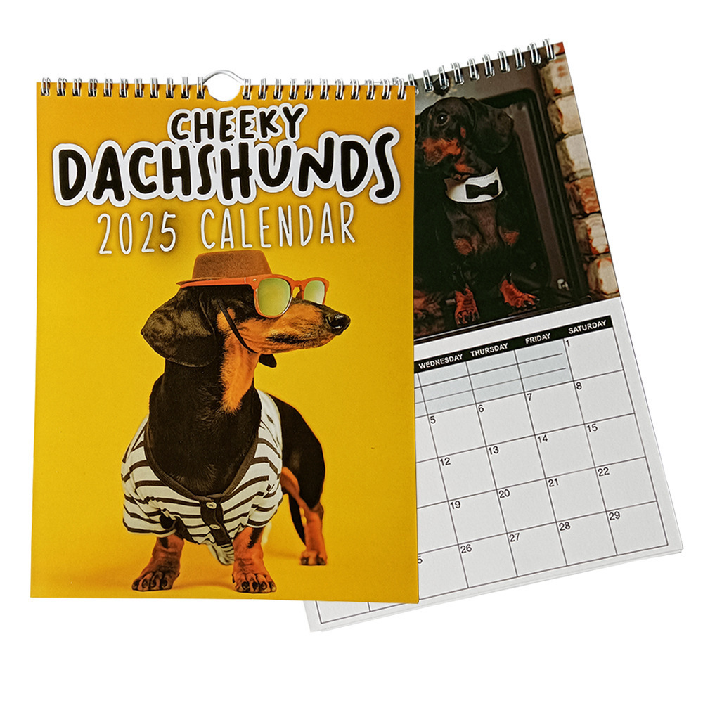 🦴🐶2025 Dachshund Wall Calendar