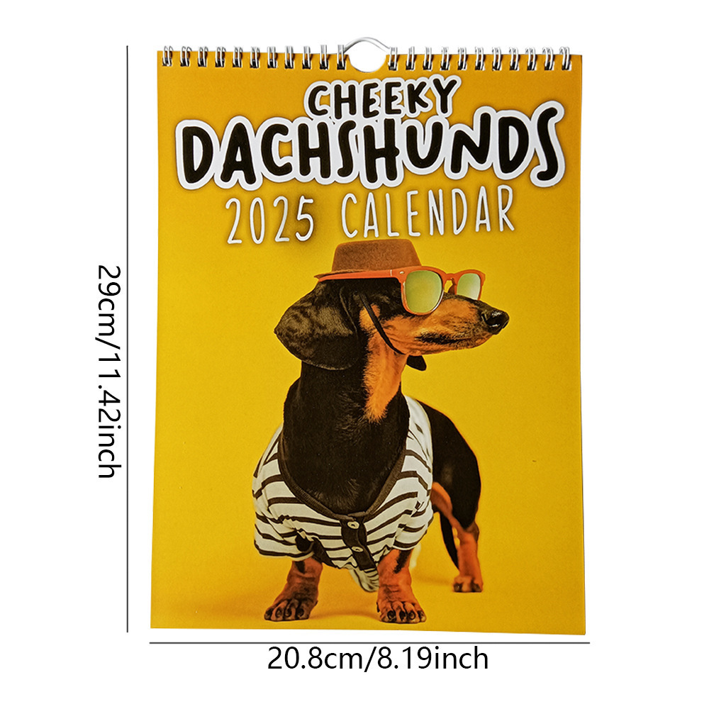 🦴🐶2025 Dachshund Wall Calendar