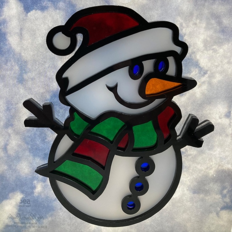 🎄 Early Christmas Sale 🎁Handcrafted Snowman Sun Catcher⛄