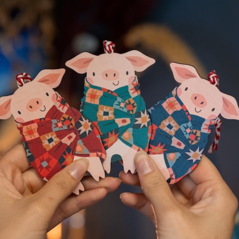 🐷Pigs in Blankets Christmas Decorations