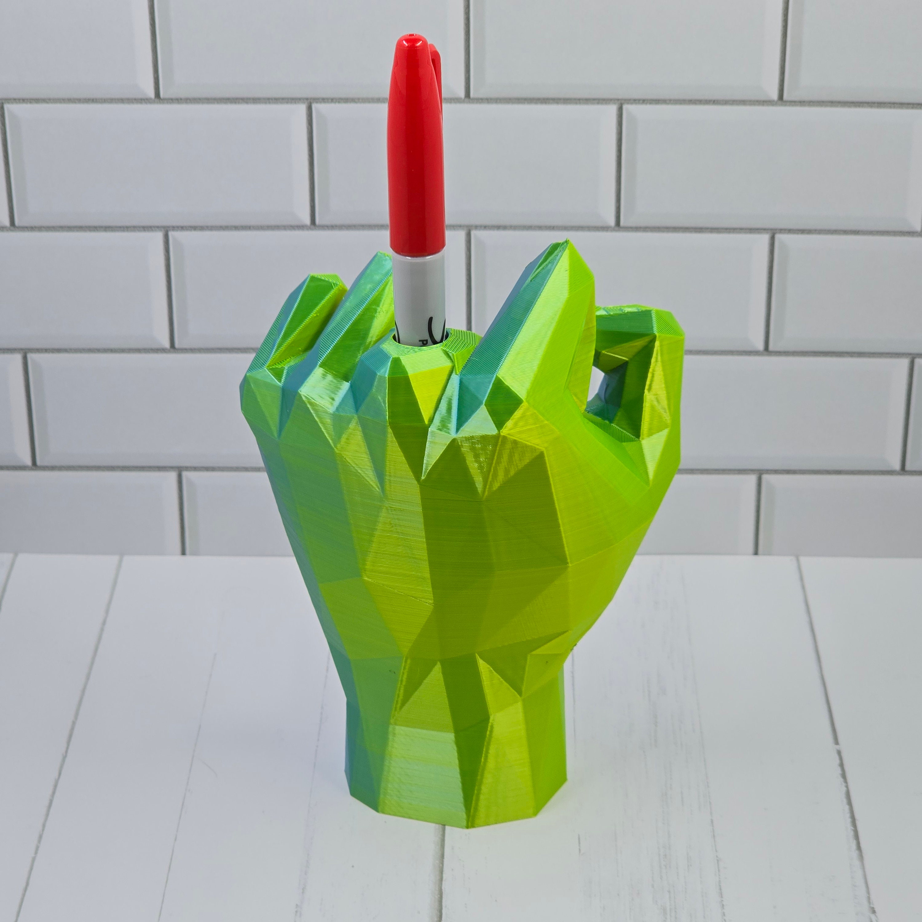 Middle Finger Pen Holder