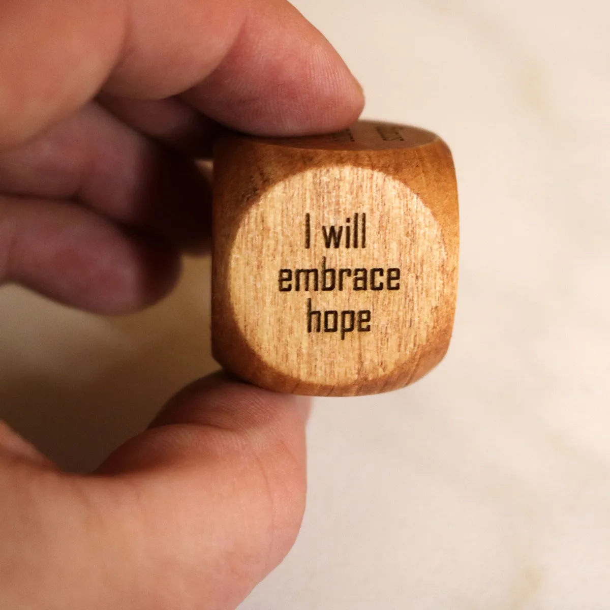 🎁Positive Affirmation Wooden Dice