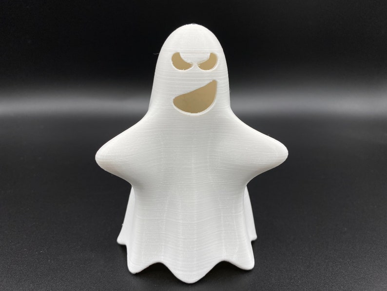 Spooky Ghosts Flickering LED Candle (3PSC)