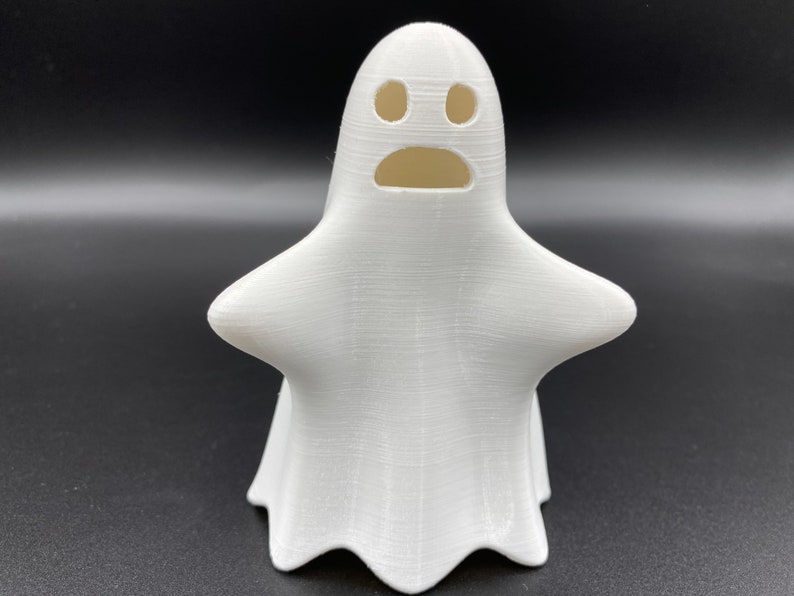Spooky Ghosts Flickering LED Candle (3PSC)