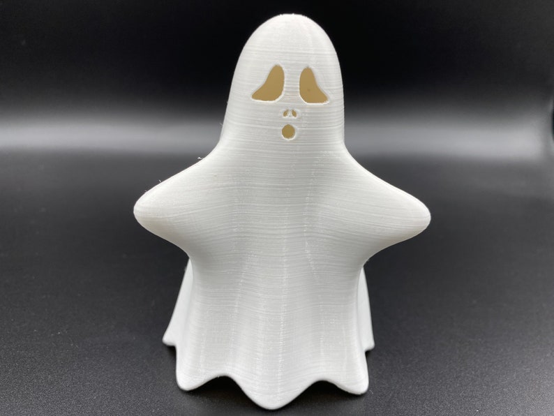 Spooky Ghosts Flickering LED Candle (3PSC)