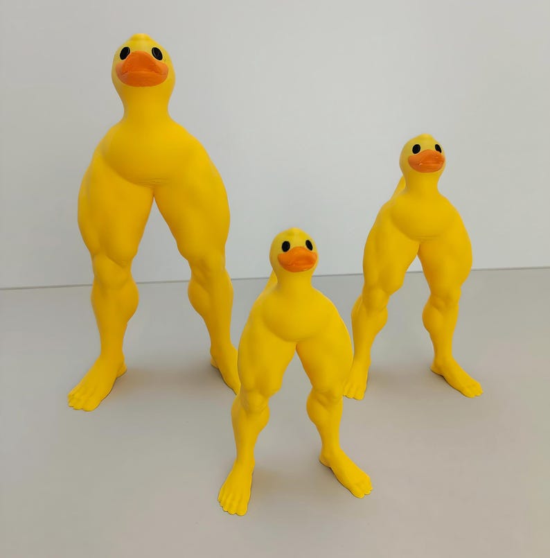 🦆💪Muscular Legs Duck