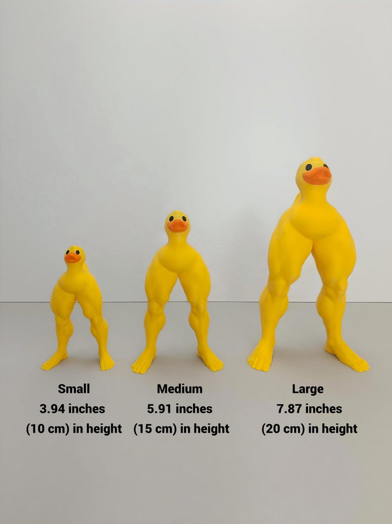 🦆💪Muscular Legs Duck