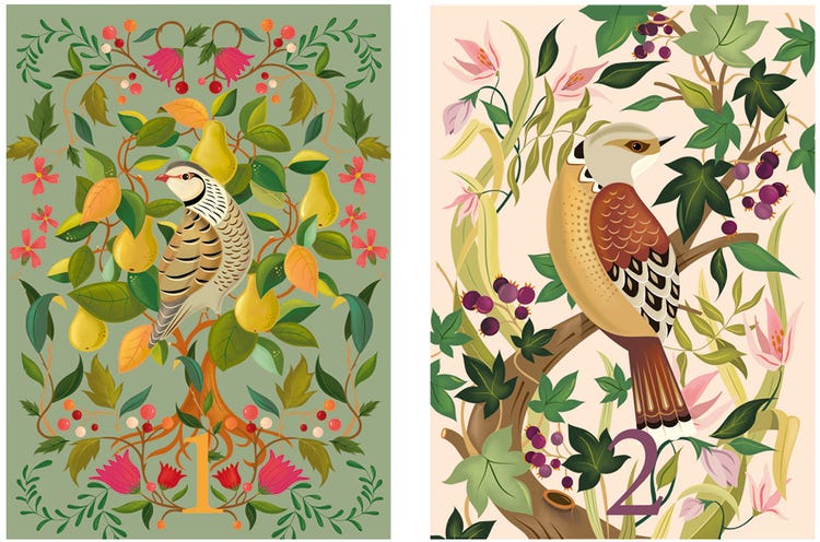 On the Twelfth Day of Christmas - 12 Days Advent Calendar