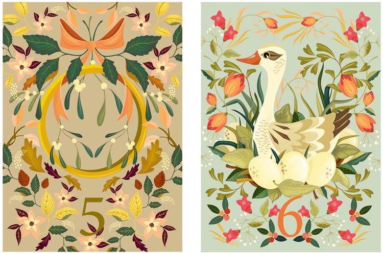 On the Twelfth Day of Christmas - 12 Days Advent Calendar