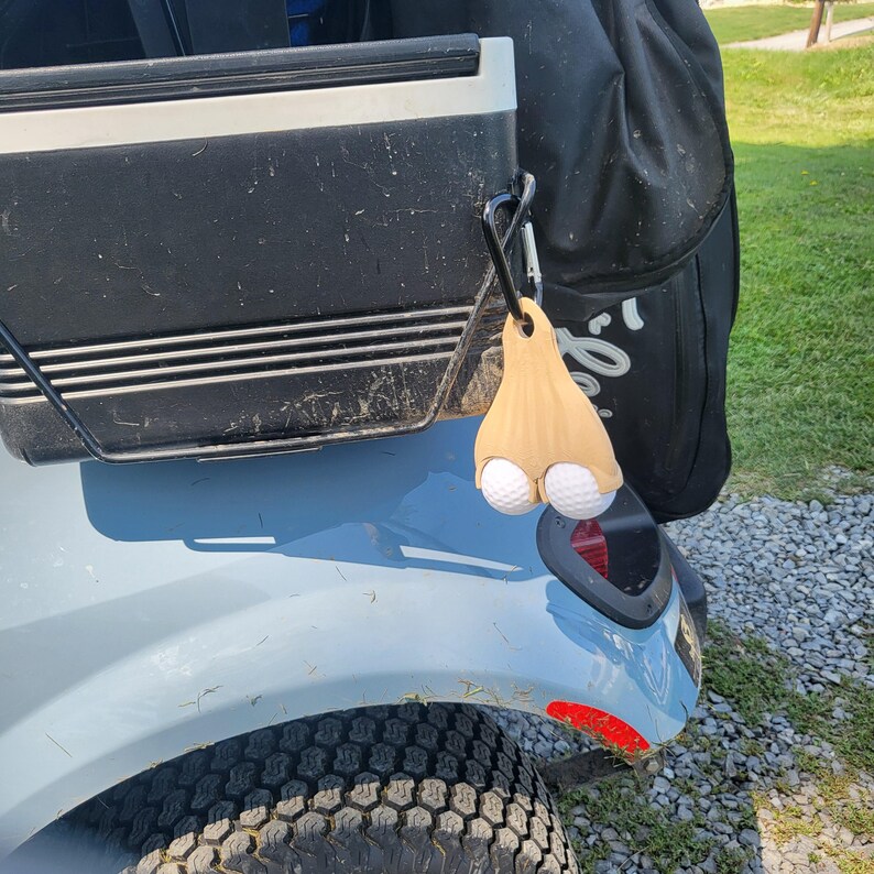 ⛳🤣Golf Ball Testicle Sac Holder: The Ultimate Gag Golfer Gift! 
