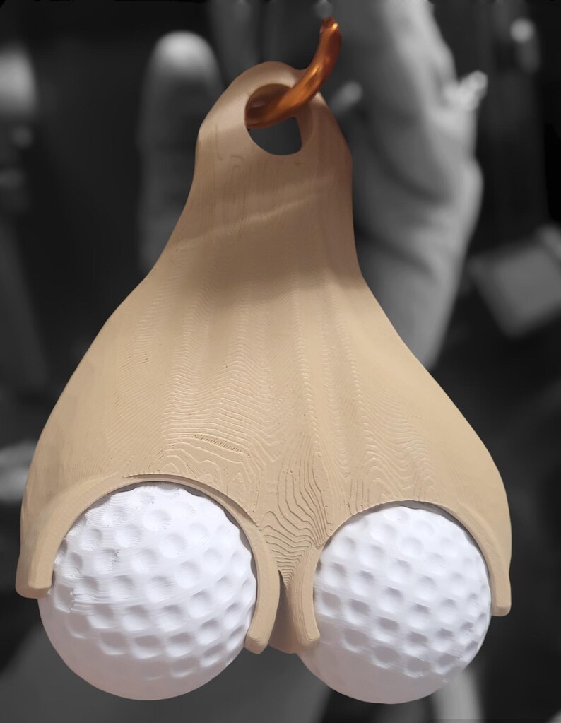 ⛳🤣Golf Ball Testicle Sac Holder: The Ultimate Gag Golfer Gift! 