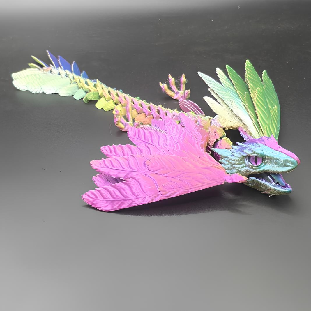 🐉3D Printed Feathered Wyvern Dragon