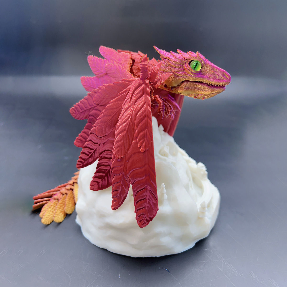 🐉3D Printed Feathered Wyvern Dragon