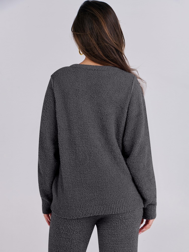 Women's Fuzzy Fleece Sets 2 Piece Outfits