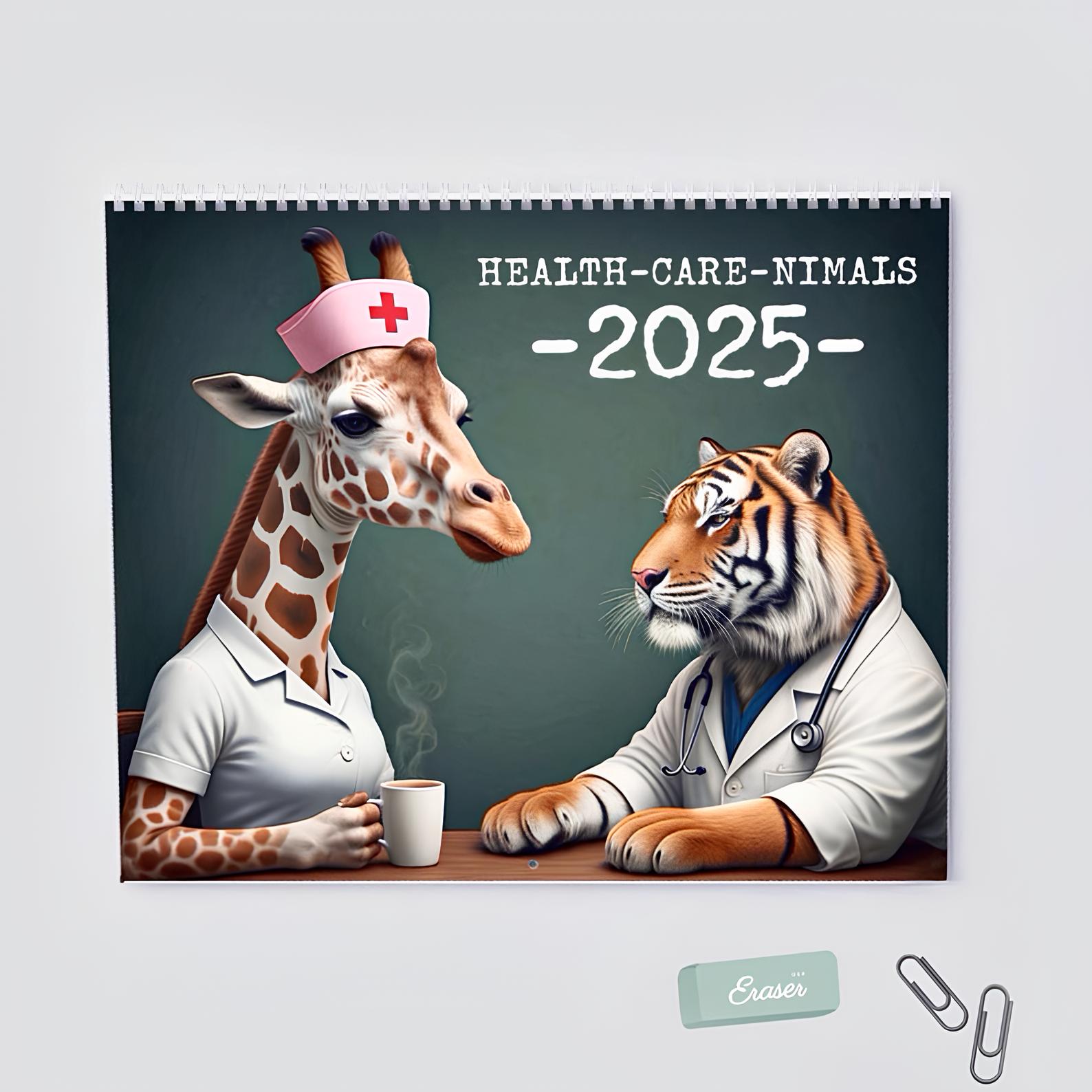 👩‍⚕️Animal Healthcare Professionals Wall Calendar