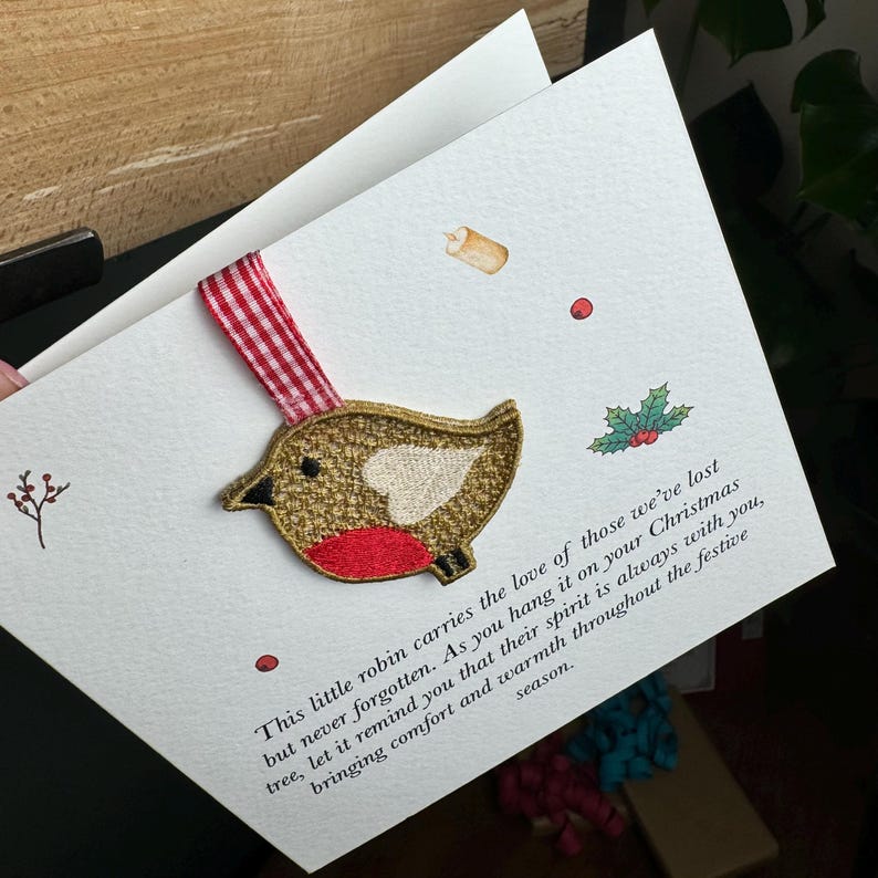 Remembrance Robin Christmas Card