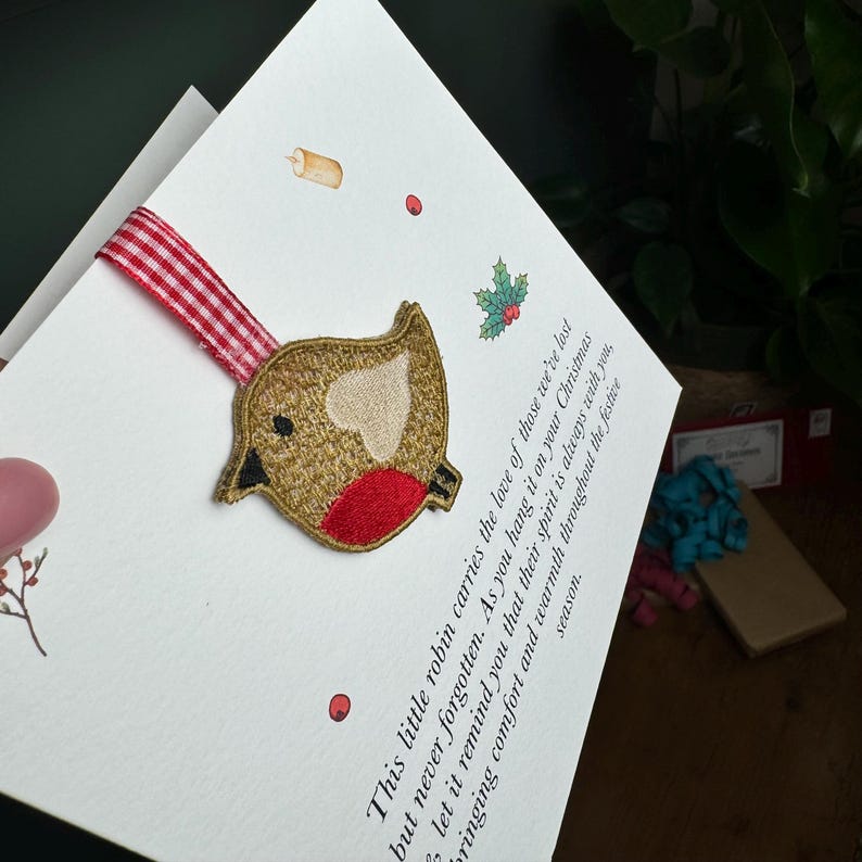 Remembrance Robin Christmas Card