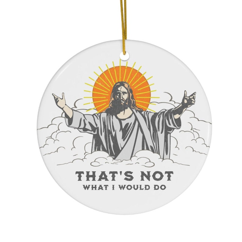 Jesus Disappointed In All Of You Ornament