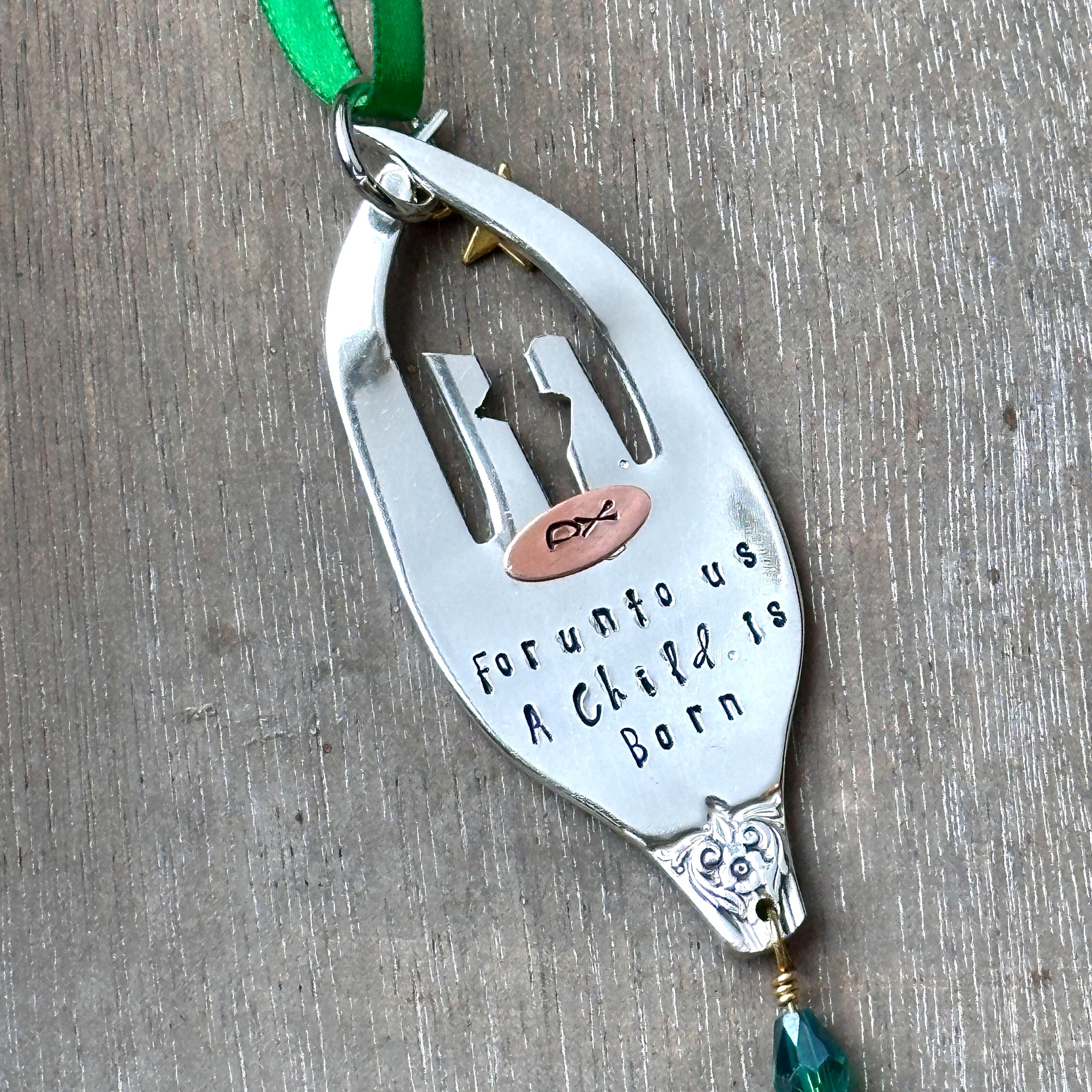 🤘 Fork Nativity Ornaments