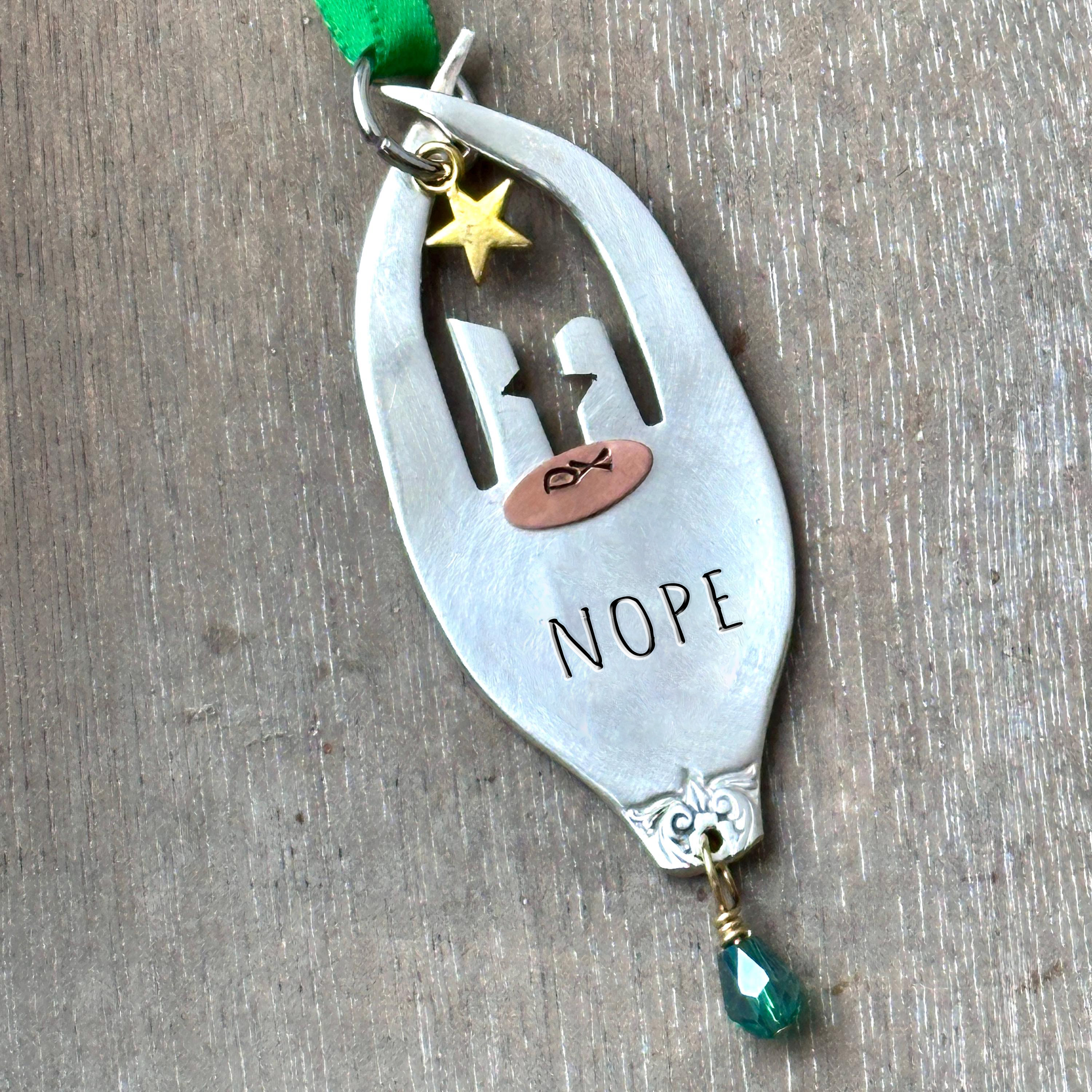 🤘 Fork Nativity Ornaments