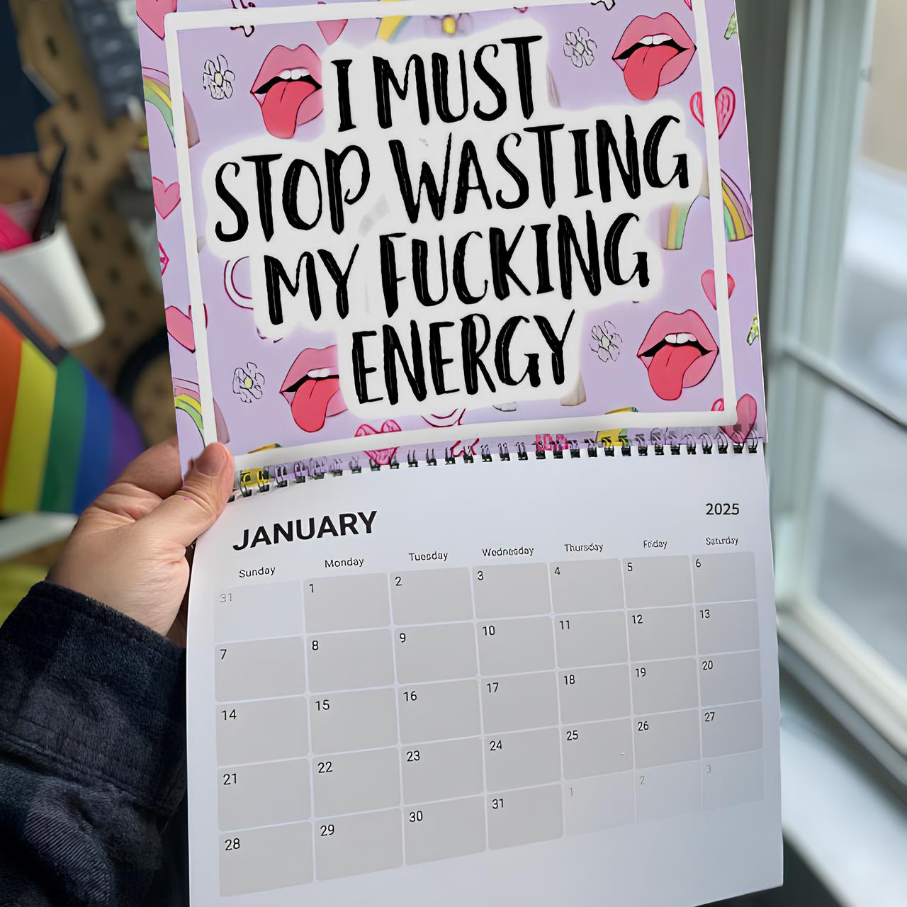 “This Year I Must” Funny Calendar