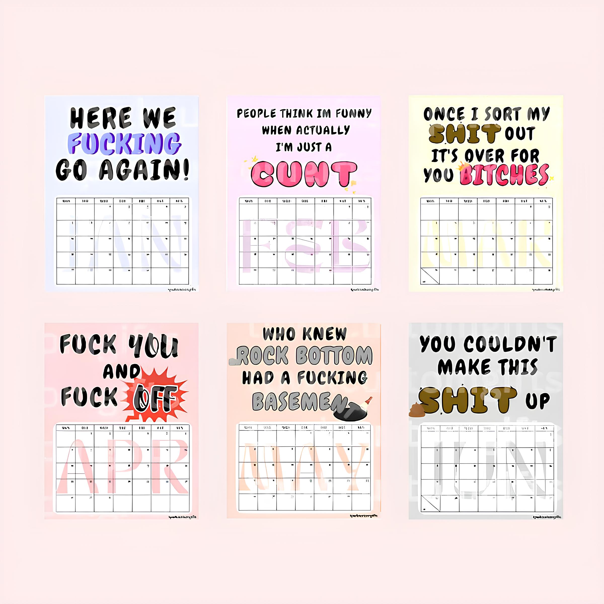 F*ck It, It's 2025 Calendar