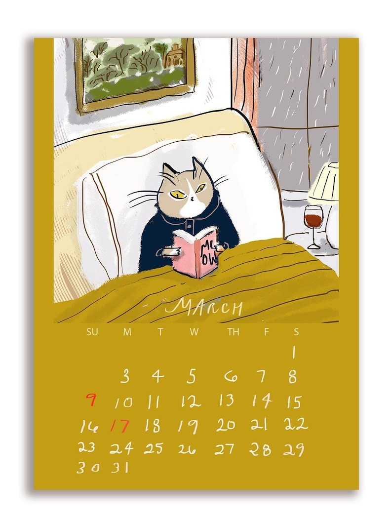 🎄Christmas Hot Sale | 🖼️2025 Dancing Cat Calendar